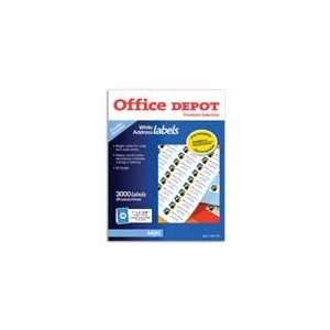  Office Depot(R) White Inkjet Labels, Address, 1in. x 2 5 