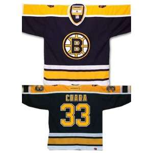com CHARA #33 Boston Bruins CCM 550 Series Replica NHL Hockey Jersey 