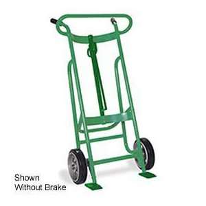   Steel Drum Truck W/ Brakes   Solid Rubber Wheels: Office Products