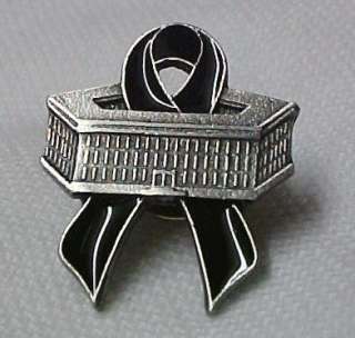 Pentagon Black Ribbon 9 11 Remember Lapel Pin Tac New  