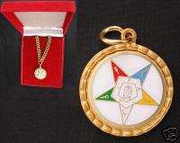 OES Medal 1 & Curb Chain Order of Eastern Star Jewel  