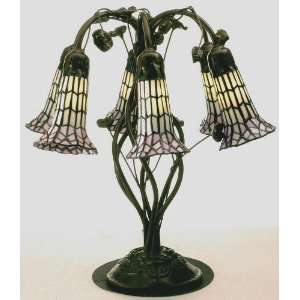  Meyda Tiffany 6 Light Lily Table Lamp 102416: Home 