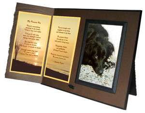 My Forever Pet Poem Frame Pet Loss Sympathy Gift Rich Brown with 