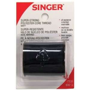  Singer 200 Yards Navy Super Strong Polyester Core Thread 