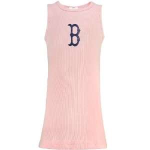  Boston Red Sox Toddler Girls Pink Tank Dress: Sports 