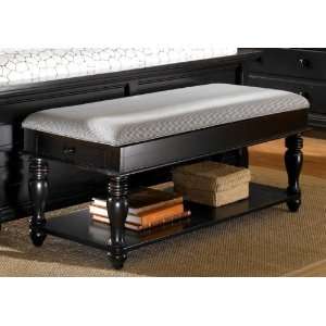  Broyhill Mirren Pointe Upholstered Seat Bed Bench