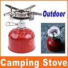 Outdoor Stainless Steel Gas Stove BBQ Burner Cookware Backpacking 