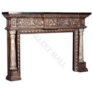   Large Majestic Cast Stone Fireplace Surround, for larger applications