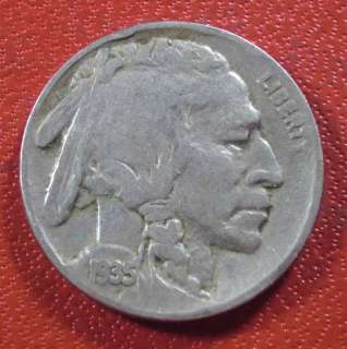 1935 Philadelphia Mint Indian Head Buffalo Nickel  