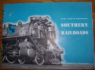 Trains Album of Photographs, Book 5, Southern Railroads,  