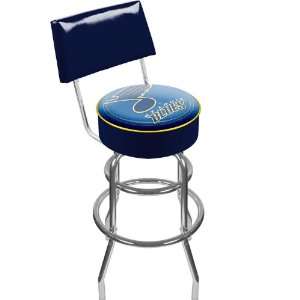 NHL St. Louis Blues Padded Bar Stool with Back   Game Room 