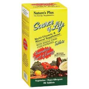  Natures Plus   Source Of Life Multi Vitamin W/Whole Food 