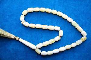 Islamic 33 prayer beads Baltic amber rosary.  
