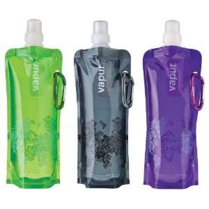 Vapur Anti Bottles, 3 Pack Purple, Cool Grey and True Green, 0.5 