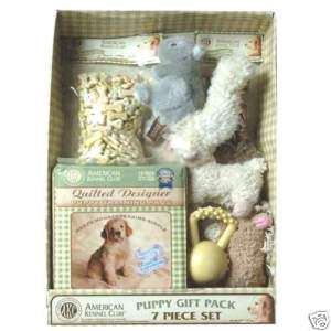   Kennel Puppy Dog Starter Kit Toys Treats training pad 7pc New gift box