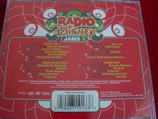 RADIO DISNEY   JAMS 9   2007 CD + DVD NEW  