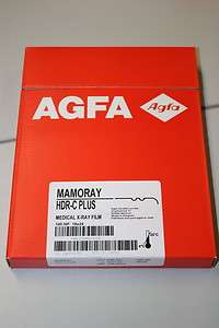 AGFA Mamoray Medical X Ray Film 18 X 24 HDR C Plus xray  