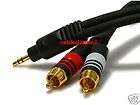 15ft adapter 3.5mm Stereo Jack to RCA Male PC, Cabl