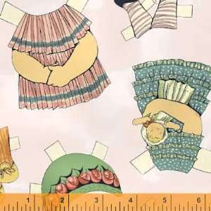  WIN28117 Paper Doll Clothes Fabric by Windham Fabrics 
