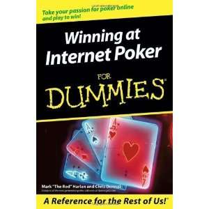  Winning at Internet Poker For Dummies [Paperback] Mark 