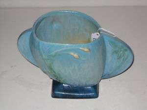 Roseville Pottery Blue Wincraft Vase 241 6  