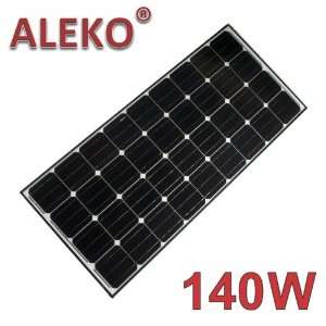    ALEKO® 140W 140 Watt Monocrystalline Solar Panel