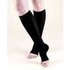 Truform Open Toe AntiEmbolism Stockings Knee High BLACK   LARGE