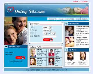 Online Dating Website for sale, home base web business  