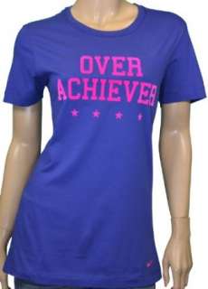  Nike Womens Over Achiever Shirt Purple Clothing