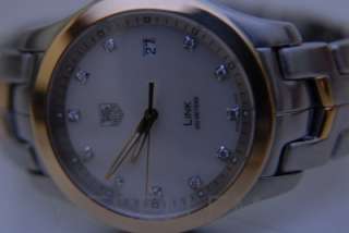 Tag Heuer WJF1153.BB0579 Link Mens Watch   Gold 18K Stainless w 