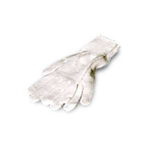  White knit gloves