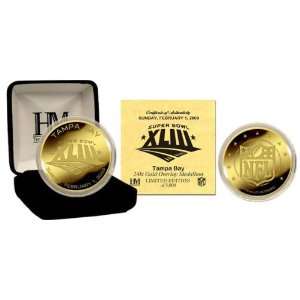 Super Bowl XLIII 24KT Gold Commemorative Coin  Sports 