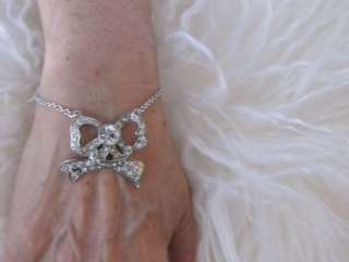   BRACELET bracelets JEWLERY bangles silver chains crystal bow  