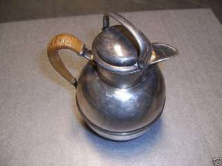 Poole Silver Co. 102 Coffee Tea Pot With Lid  