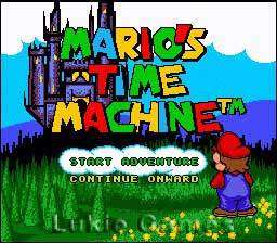 MARIOS TIME MACHINE   SNES Super Nintendo Game! 050047113881  