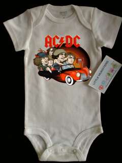 AC/DC Toons Baby Onesie  