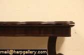 Empire 1830 Antique Console Game Table  