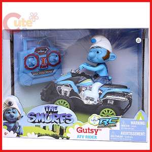 Smurfs ATV Rider R/C Gutsy Smurf Figure & Remote Control Vehicle 