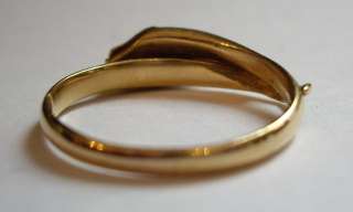 18ct 18k Gold Edwardian Turquoise Snake Ring  