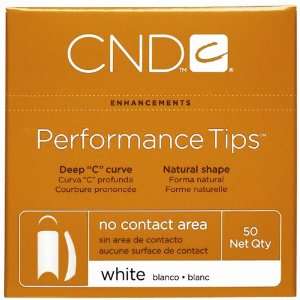 CND Performance Nail Tip #1 White 50 pk. Health 