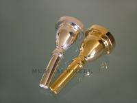 TUBA Mouthpiece # 25 Gold Plated Brand New  