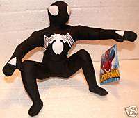 Symbiote Black Suit Spider Man Plush Marvel NEW  