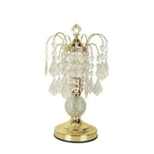 ORE International 3056 Glass Touch Accent Lamp, Gold 
