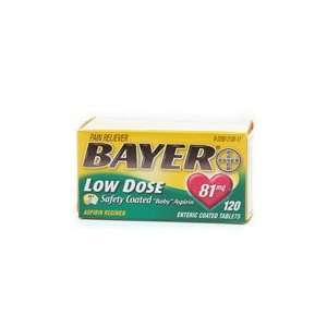 Bayer Regimen Tablets, Adult Low Strength Aspirin Pain Reliever, 81 mg 