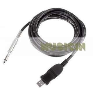 3M 10FT Guitar Bass To USB Link Instrument Cable PC Record  