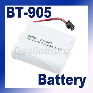 600mAh Battery for Uniden Cordless Phone BT 905 BT905  
