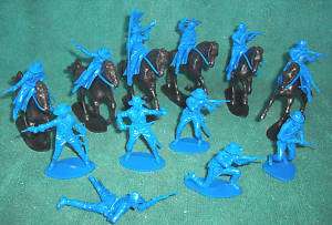 Airfix US cavalry 12 figures 6 on foot, and 6 mounted  