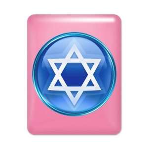  iPad Case Hot Pink Blue Star of David Jewish Everything 
