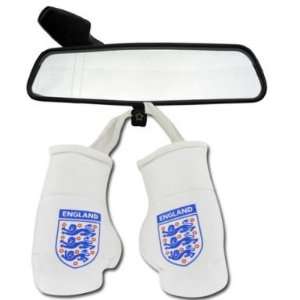  England 3 Lions Mini Boxing Gloves: Sports & Outdoors