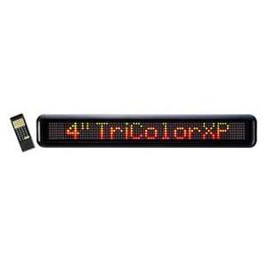   Tri Color XP Programmable LED Sign Display 7 x 40.5